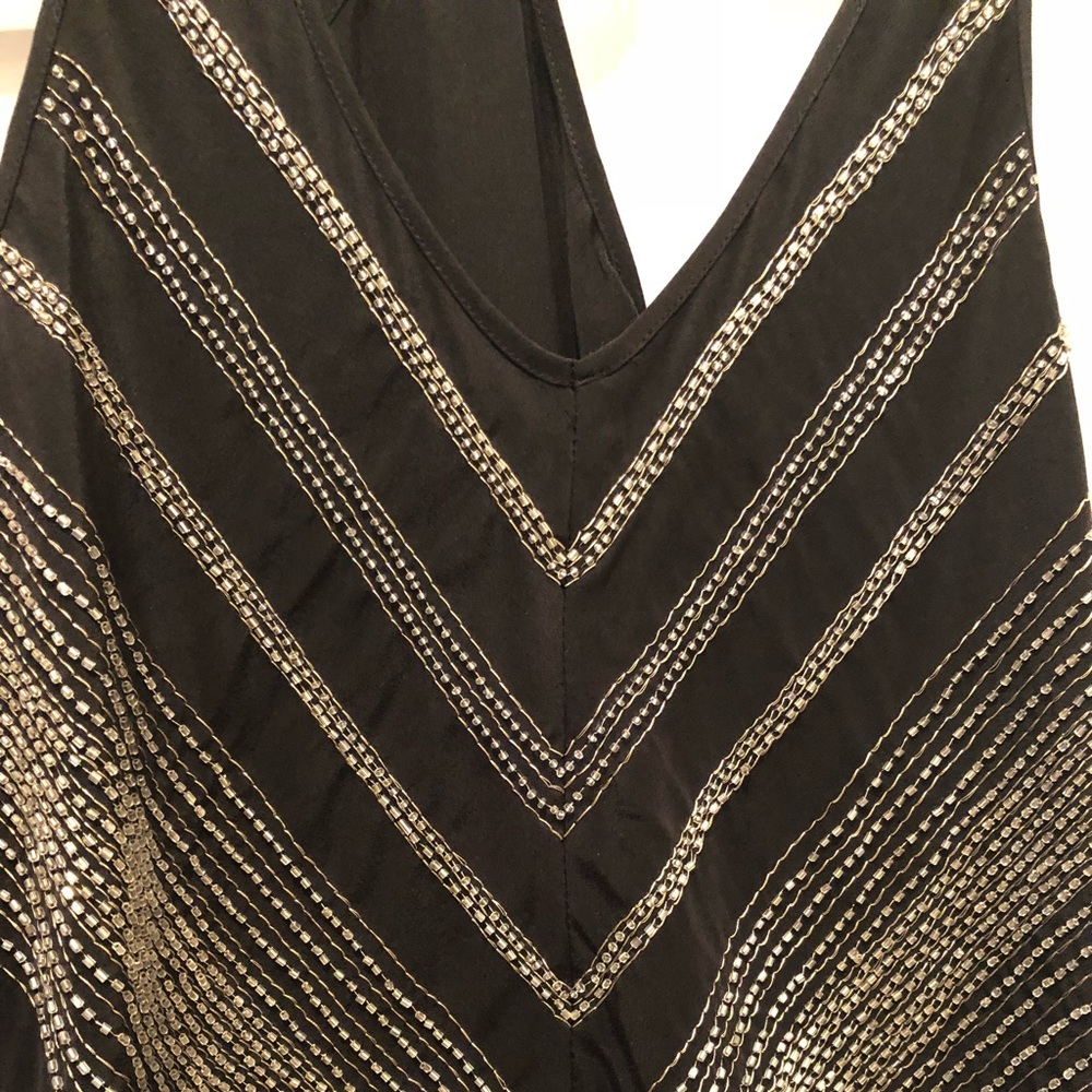 Black silk dress - Picture 3 of 7